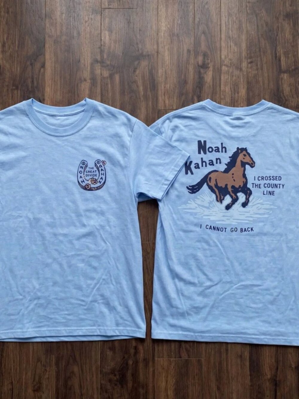 Noah Kahan The Great Divide North America Tour Blue T-Shirt S-4XL [Reprint]